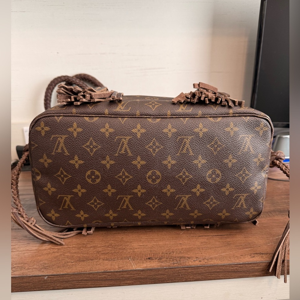 Louis Vuitton Revamp Neverfull MM Handbag/Bag Vintage boho - Picture 5 of 9